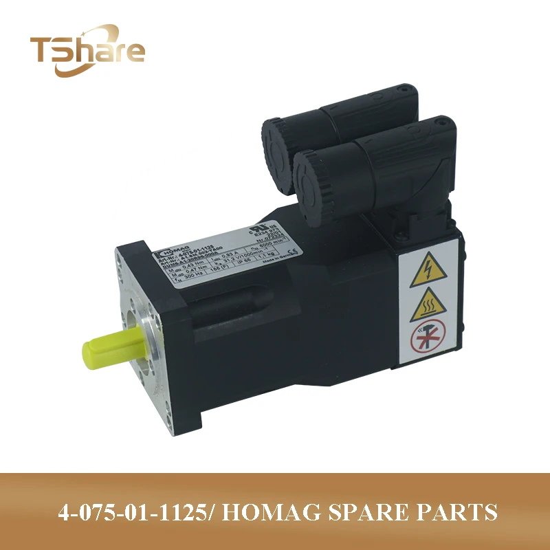 1 قطعة الأصلي 4-075-01-1125 محرك التيار المتردد سيرفو 0.43NM 400 فولت O.BREMSE RPM 6000/دقيقة 300 هرتز ل Homag #1