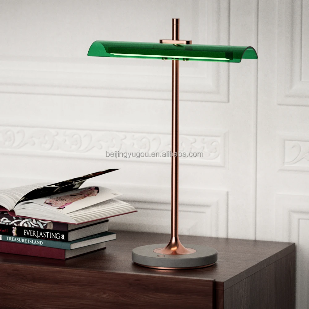 Wholesale Classic LED Metal Concrete Desk Lamps Simple Flexible Work and Study Features Luxury Decorative for Hotels Bedrooms