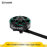 Sub250 1804 2450KV 3450KV Ultra-light Brushless Motor Suitable for 3.5-5 Inch Long Range FPV Drone with Screw Accessories