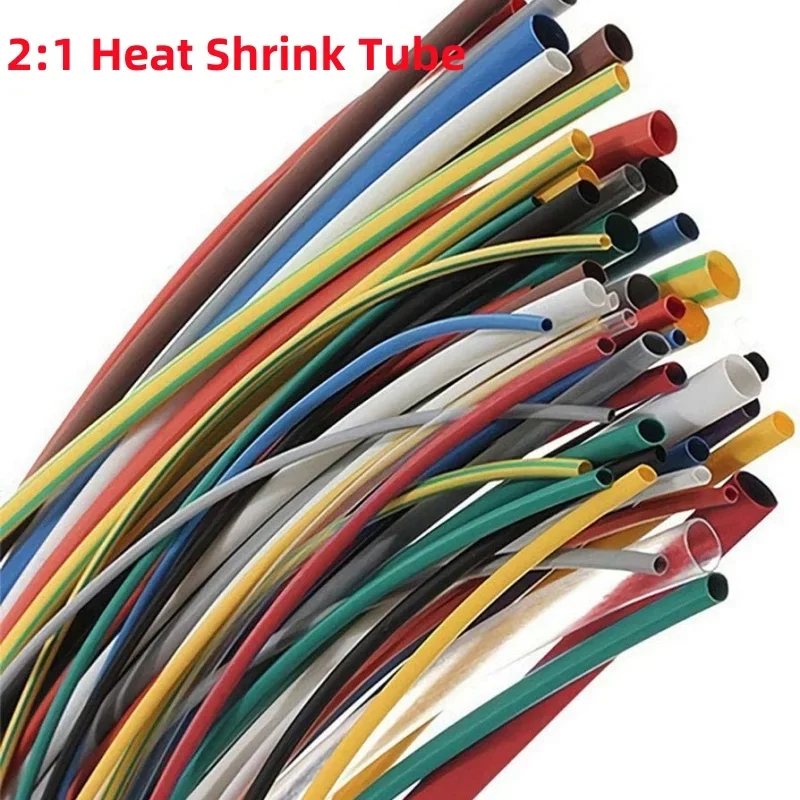 

1M 2:1 Heat Shrink Tube Dia 40 35 30 28 25 22 20 18 16 15 14 12 10 8 7mm Wire Shrinkage Sleeving Wrap Kits Sell DIY Connector