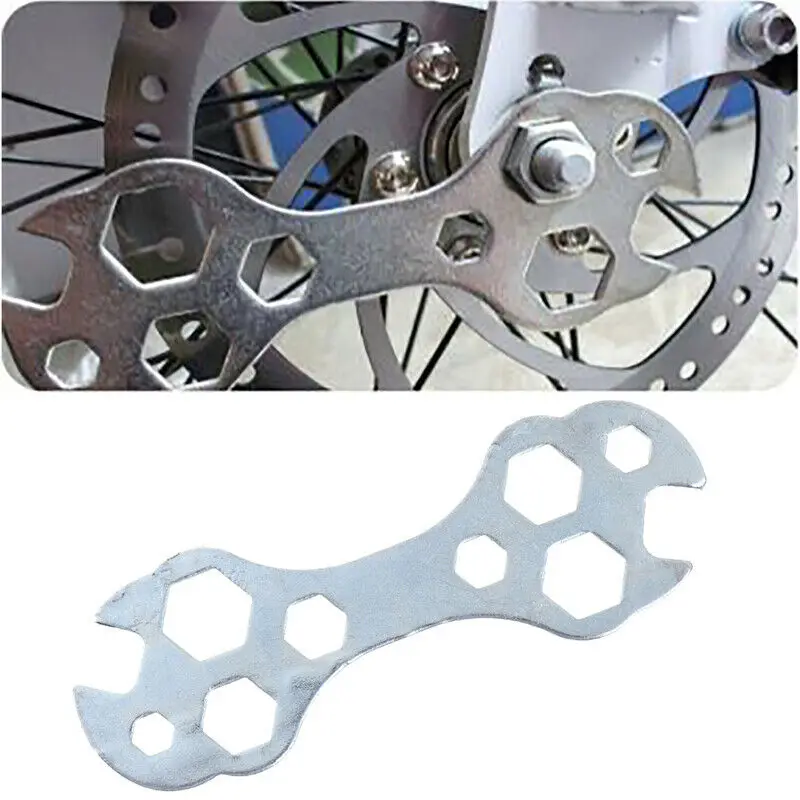 10In1 Useful Mini Flat Hexagon Wrench Chain Tool Universal Bicycle Repair Wrench Hand Repair Tool Spanner Cycling Maintenance