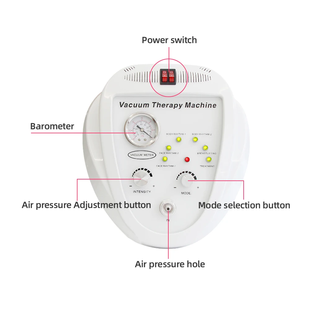 AOKO Vacuum Massage Face Lifting Beauty Machine Breast Enlargement Machine Pump Cup Massager Body Shaping Butt Lifting Device