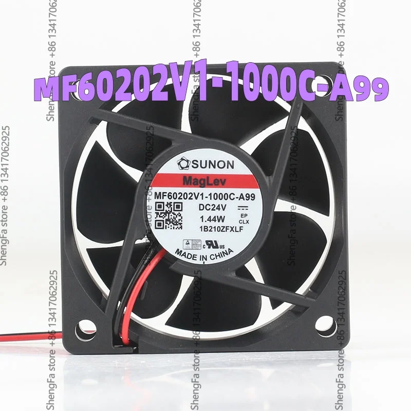 MF60202V1-1000C-A99 Standard Fan 6020 24V 6cm 60X60X20MM Variable Frequency Cooling Silent Fan