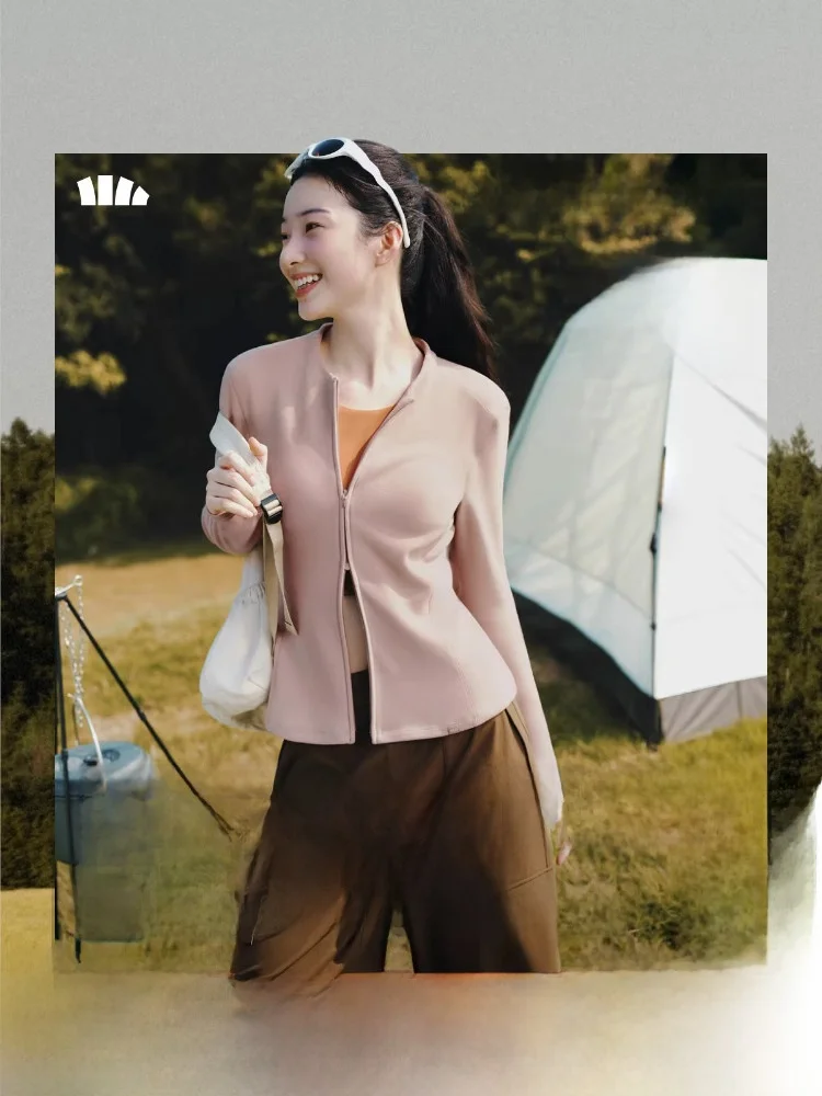 

Banana Le Women's Fce Knitted Cardigan Double Zipper Warm Top ort Outerwear Inner Knitted Base irt Casual Sle