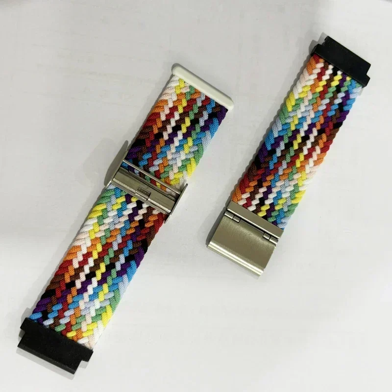 22 مللي متر حزام مضفر مرن لساعة Redmi 5/3 حزام الساعات النشط النايلون قابل للتعديل الإفراج السريع سوار لساعة Redmi 3/5 لايت