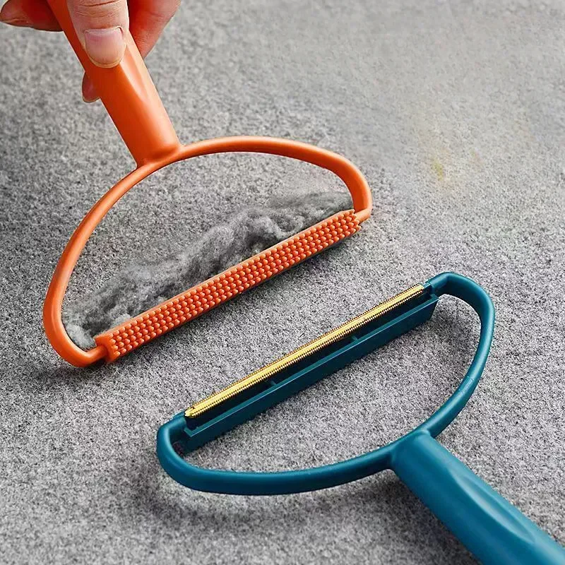 

Silicone Double Sided Pet Hair Remover Lint Remover Clean Tool Shaver Sweater Cleaner Fabric Shaver Scraper for Clothes Carpet