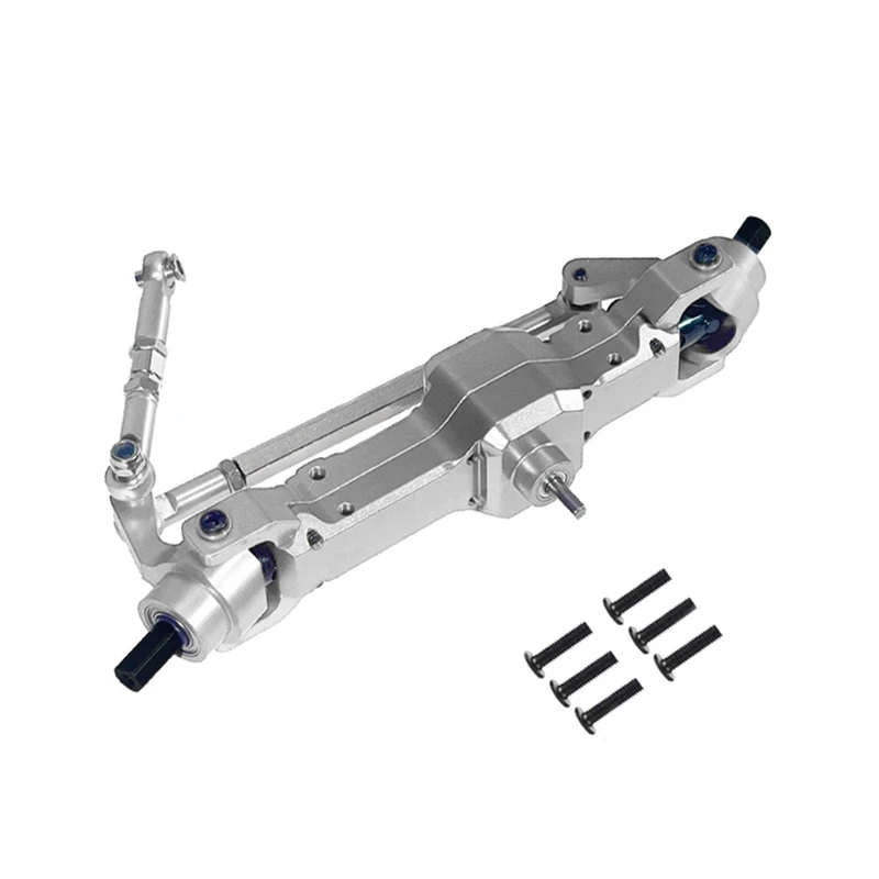 

Metal Upgrade Front Axle Assembly For WPL 1/16 C14 C24 Feiyu RC Car Parts Remote Control Replacement Spare Parts Silver