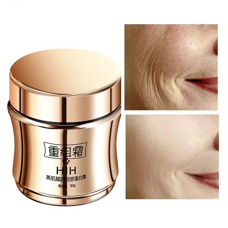 

Face Collagen Cream Anti Wrinkle Anti Aging Dark Spot Remover For Face Serum Whitening Face Creams Skin Care Cosmetics 50g