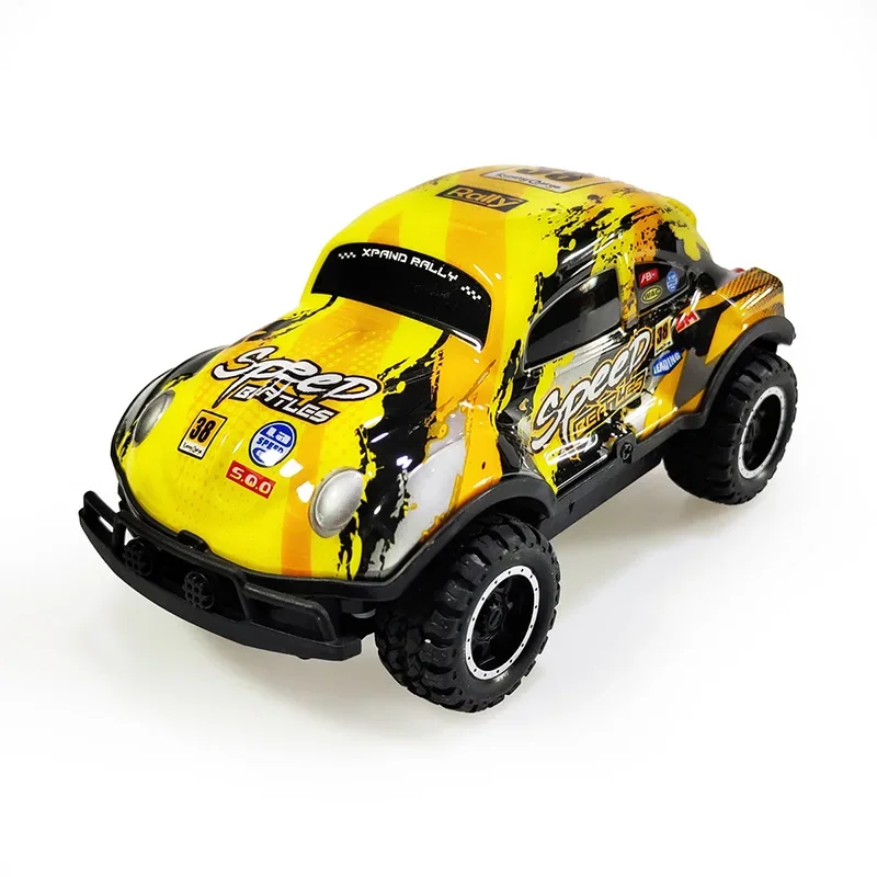 Kawaii 1:24 mini carro off-road de alta velocidade rc drift, carros rc besouro de 17cm, luz fria, brinquedo de carro de controle remoto, brinquedos para crianças presente engraçado