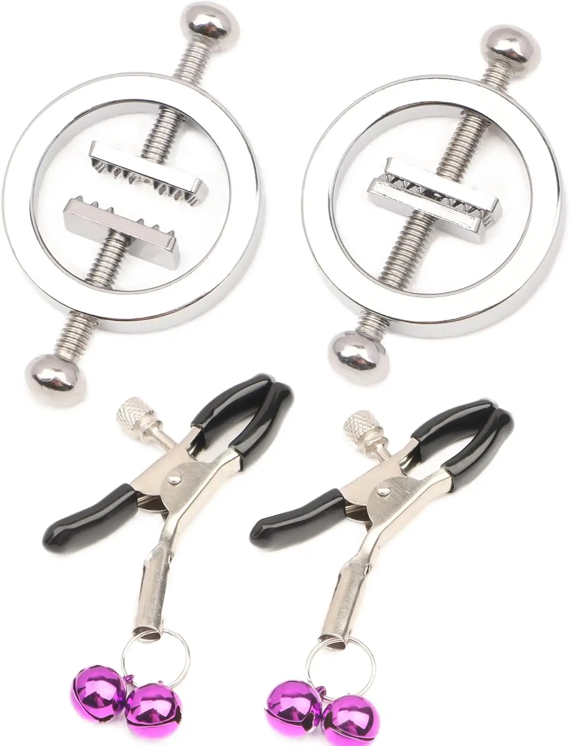 Nipple Clamps Nipple Toys BDSM Sex Toys Adjustable Weight Nipple Clamps Torture Stimulation for Men Women Couples Sex