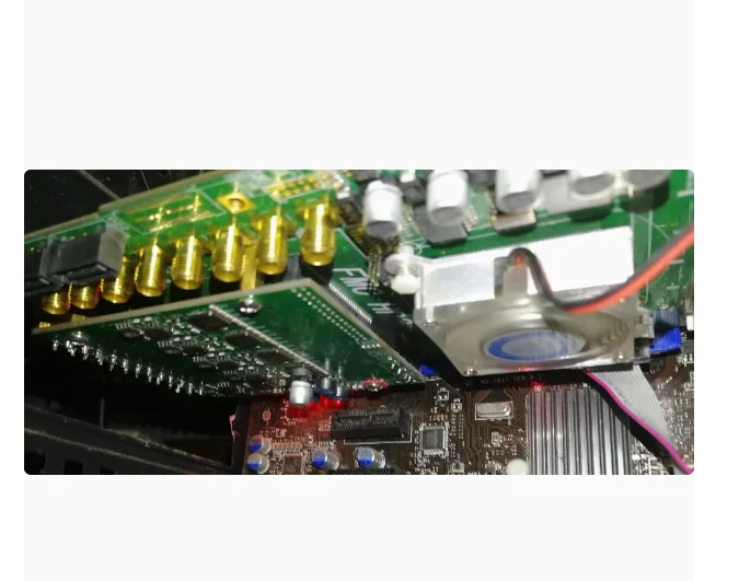 For PCIE FPGA high-speed data acquisition card signal generated 16-bit 4-channel ADDA development board