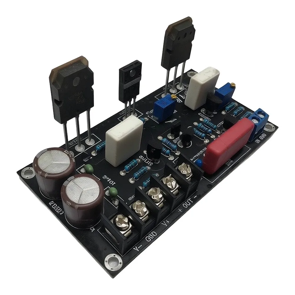 Direct Coupled-FET Power Amp Board-Class A 30W 8 Ohm High Fidelity Audio-Amplifier Module For DIY-HIFI Speaker System FR4 PCB