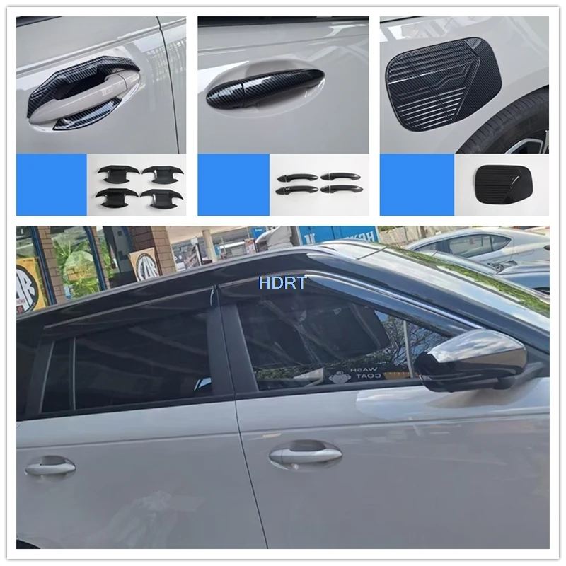 

For Chery Jaecoo 5 J5 EV 2025 + Car Door Bowl Handle Rear View Mirror Shell Fuel Tank Window Visor Deflector Sun Rain Shelter