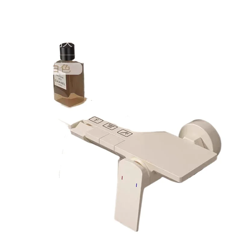 

Shower Set All Copper Toilet Supercharged Smart Piano Keys Home Bathroom Gun Ash Set bathroom shower bathroom