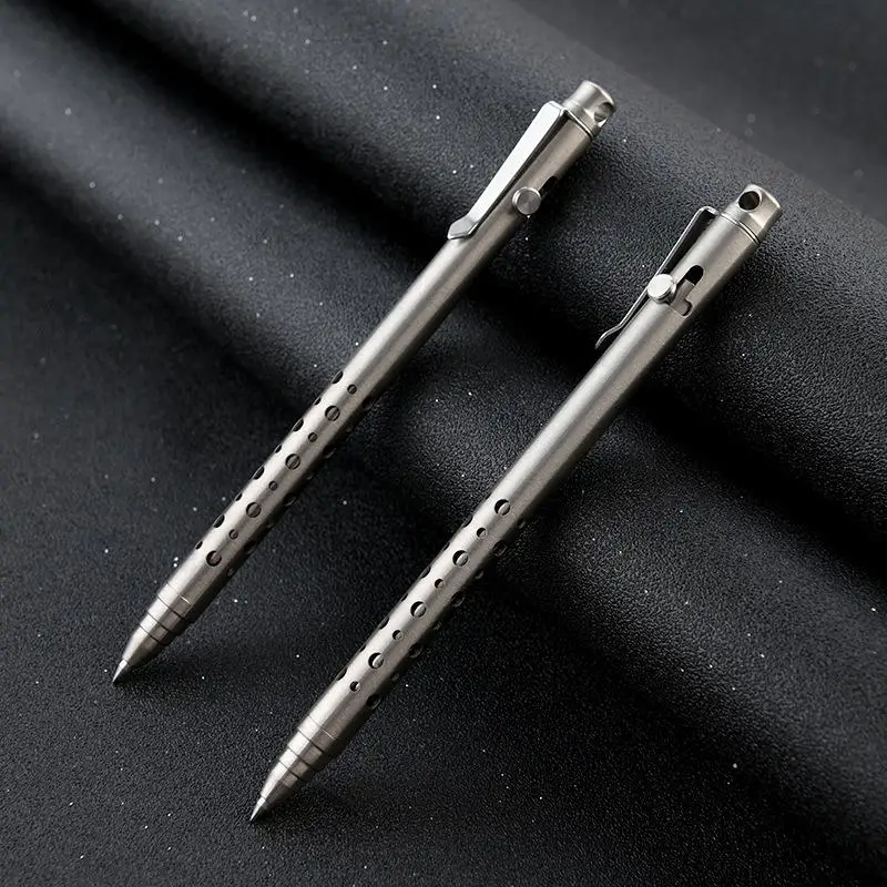 New Titanium Alloy EDC Pen-Bolt Action Tactical Ballpoint Pen For Outdoor Survival Pocket Multitool For Office & Business Gift - view 3