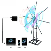 Holograma Projector 3D Hdmi-Input 180Cm 3D Holographic Fan Computer Interactive Hdmi-Synchronization 3D Hologram Fan