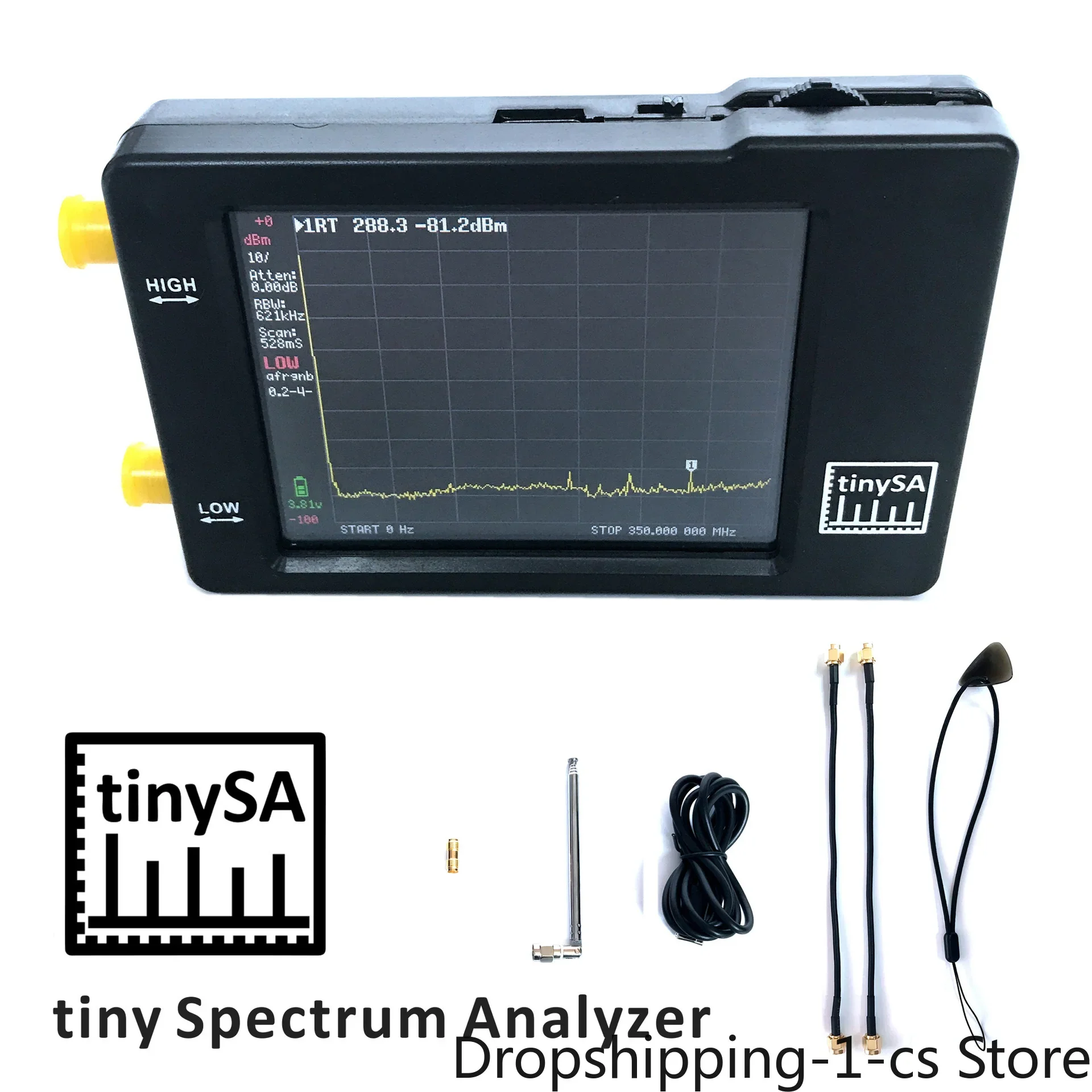 TinySA Handheld Spectrum Analyzer 2.8 