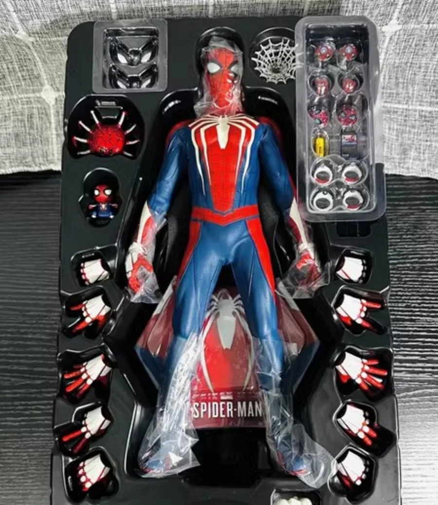 

Hot12 Inches Hottoys Original 1/6 Vgm31 Spiderman Advanced Suit Ps4 Game Version Action Figures Collect Ornaments Model Toy Gift