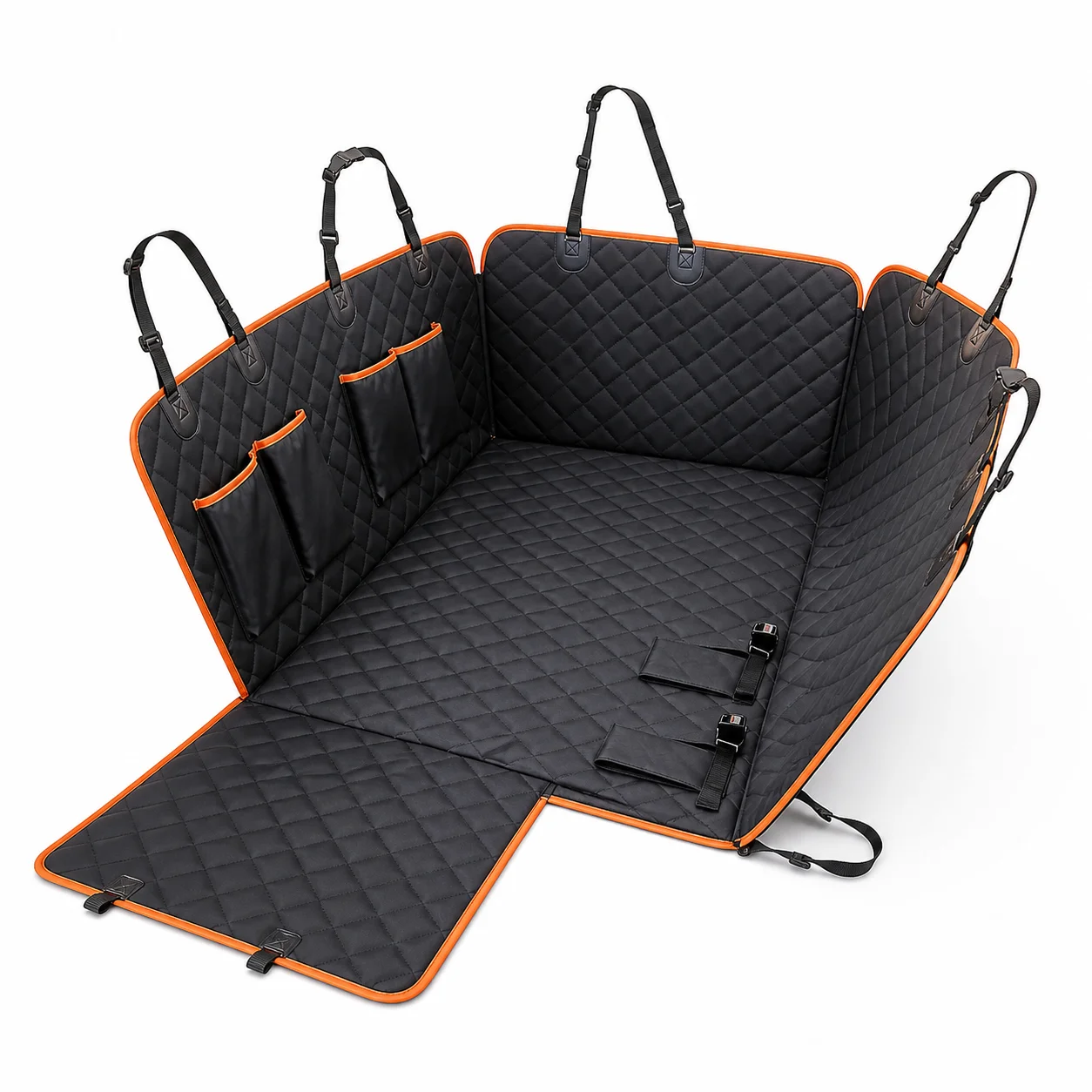 Heavy Duty Quilted Dog Hammock with Zipper for Easy Entry Seatbelt Compatible for SUVs Trucks Cars Top Choice 2026