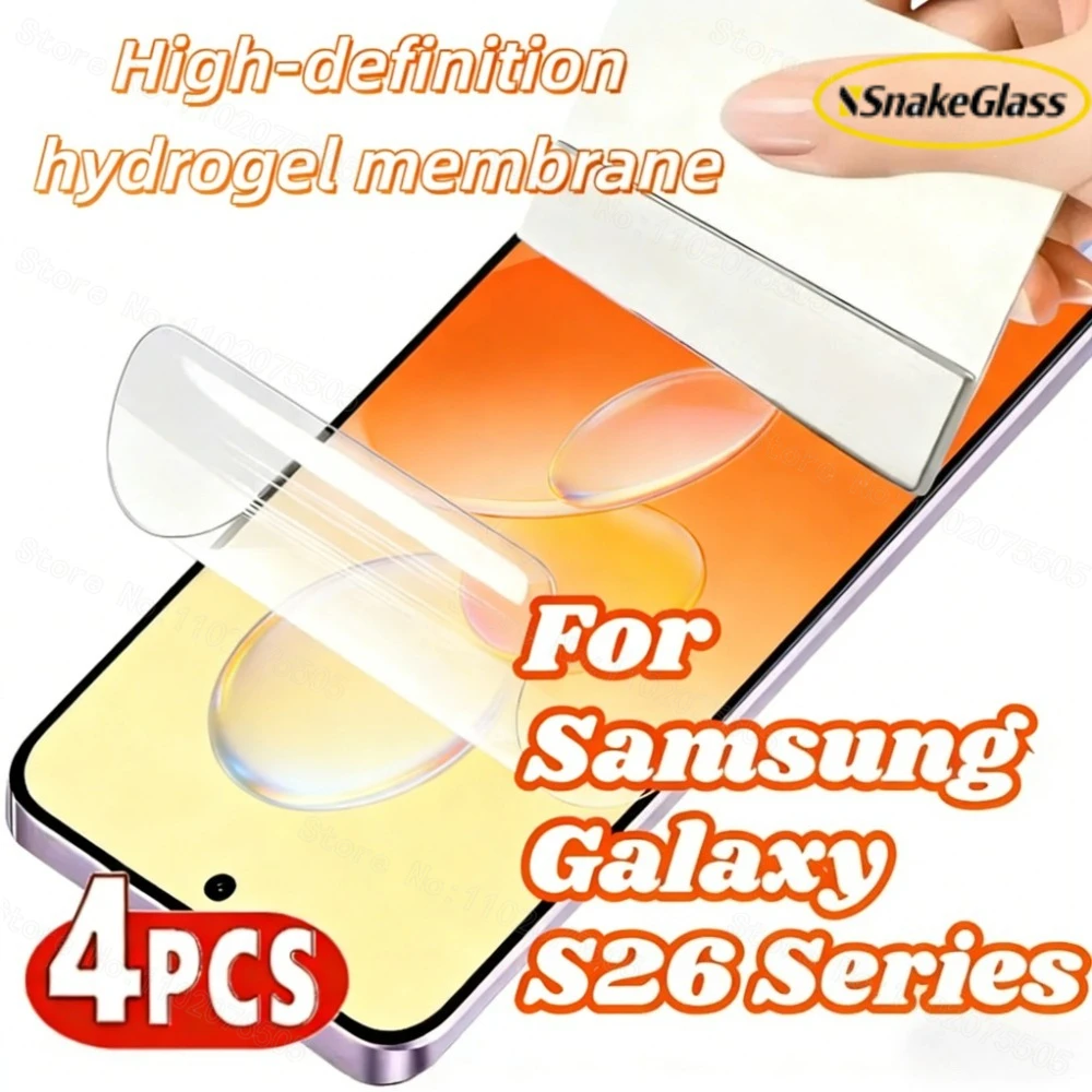 

Защитная пленка из гидрогеля TPU HD Clear Soft для Samsung Galaxy S26 Plus, S26 Ultra, S26, S25, S24, S23, S22, S21, S20, S10