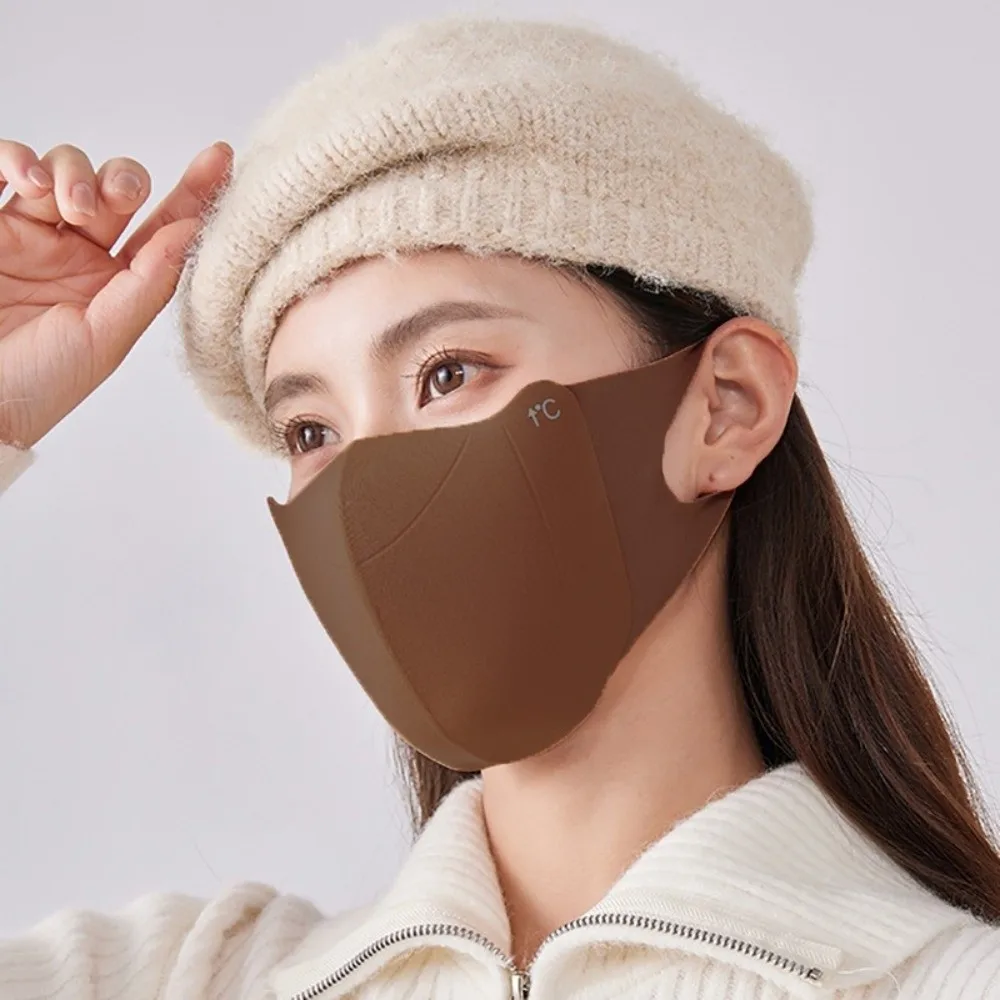 새로운 통기성 따뜻한 마스크 세탁 가능 방진 페이스 베일 페이스 마스크 야외 스키 사이클링