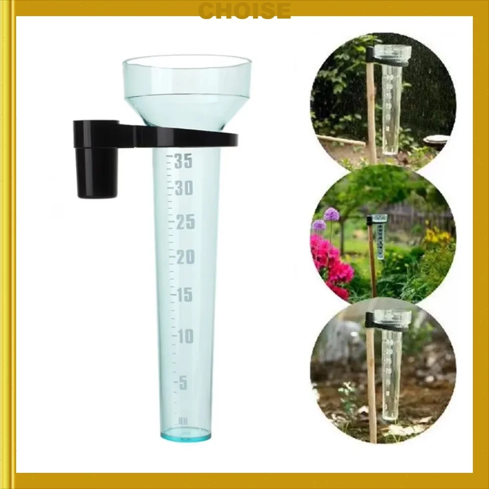 Plastic Regen Meting Cup met 35mm Capaciteit Regen Meter Gauge makkelijk te installeren voor Lawn Farm Garden Settings Outdoor G