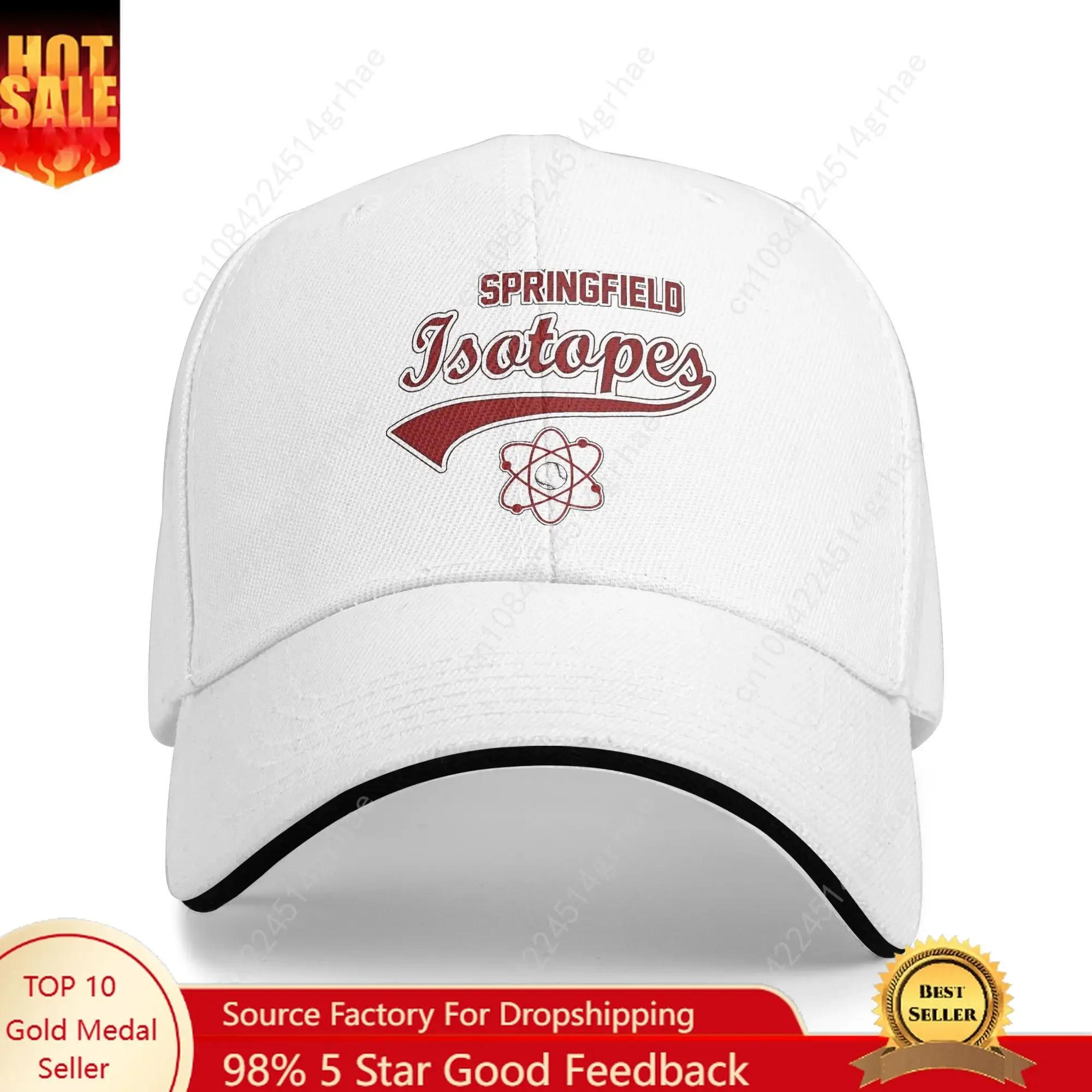 

The Simpsons Springfield Isotopes Baseball Cap Casual Couple Women Trucker Hat Hot Sale Design Outdoor Sports Snapback Cap Gift