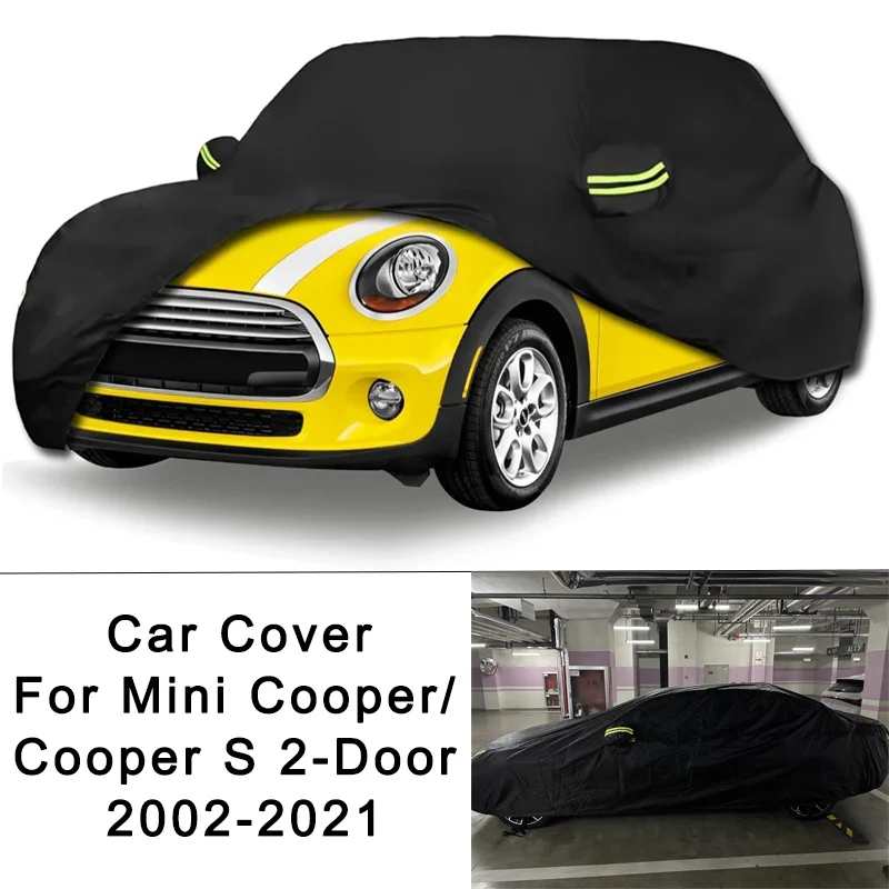 

Водонепроницаемые полностью автомобильные чехлы для Mini Cooper/Cooper S 2002-2021 годов, 2-дверные, сверхпрочные, всепогодные, пылезащитные, для улицы
