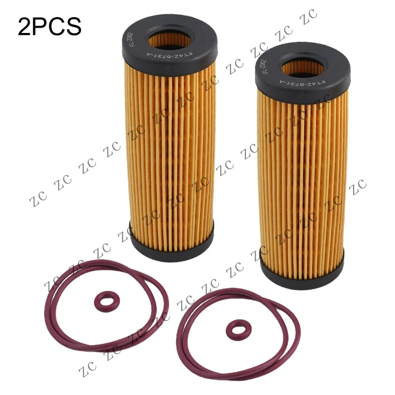 S+ for Oil Filters Filter Element Oil Filter Part Set Of 2 Turbocharged +O-Rings Hot