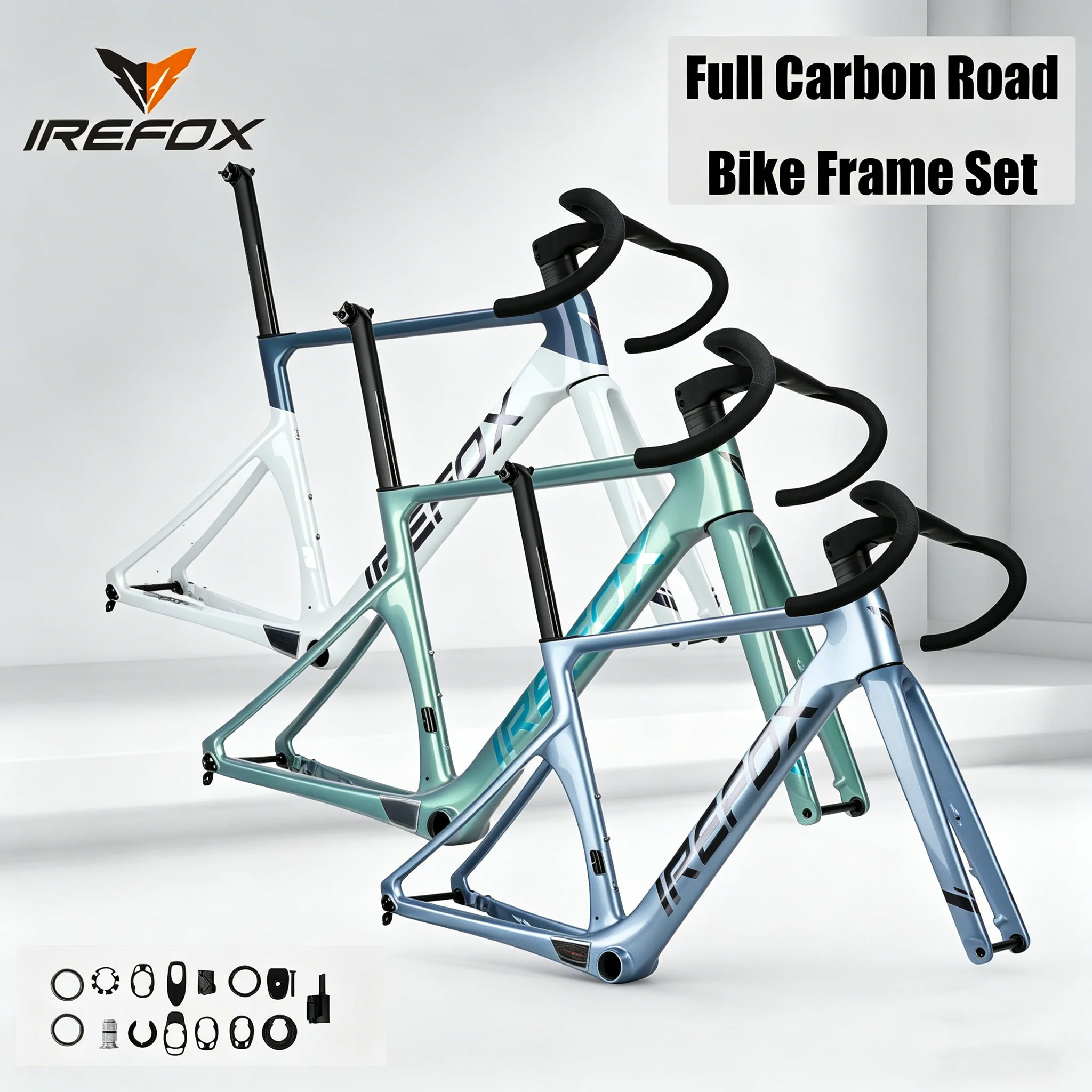 

Карбоновая рама для шоссейного велосипеда Firefox, легкая, совместимая с дисковыми тормозами, со скрытой внутренней проводкой тросов, комплект карбоновой рамы для шоссейного велосипеда.