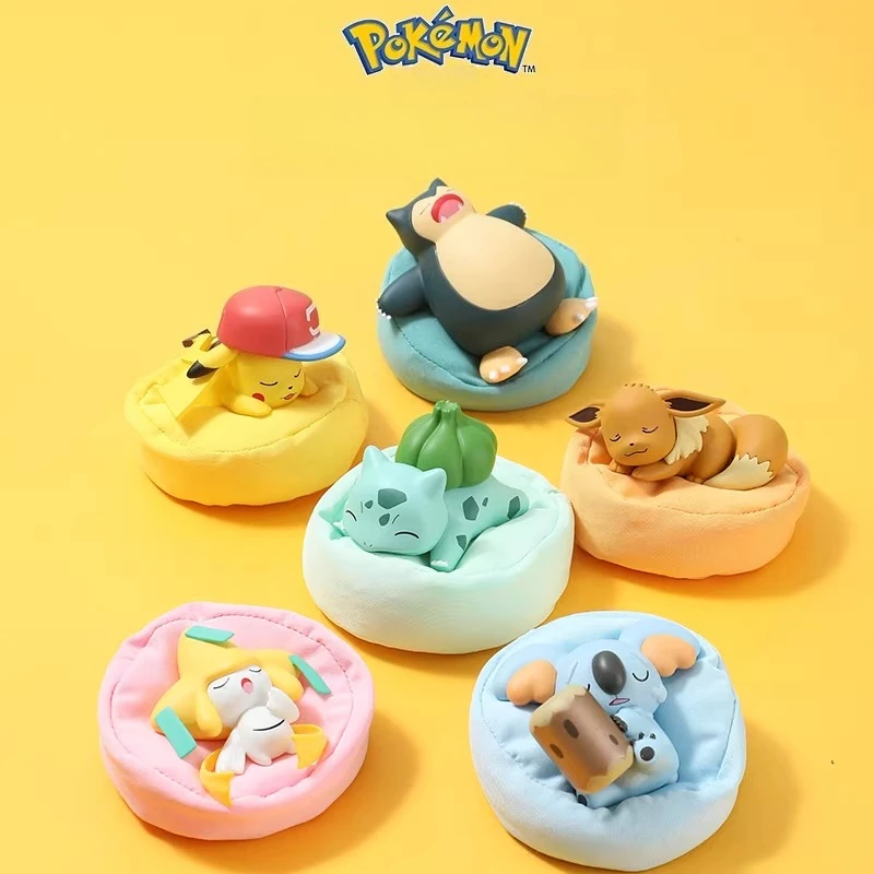 

NEW Pokemon Pikachu Bulbasaur Anime Figures Toys Sleep Starry Dream Series Action Figure Cartoon Birthday Gift