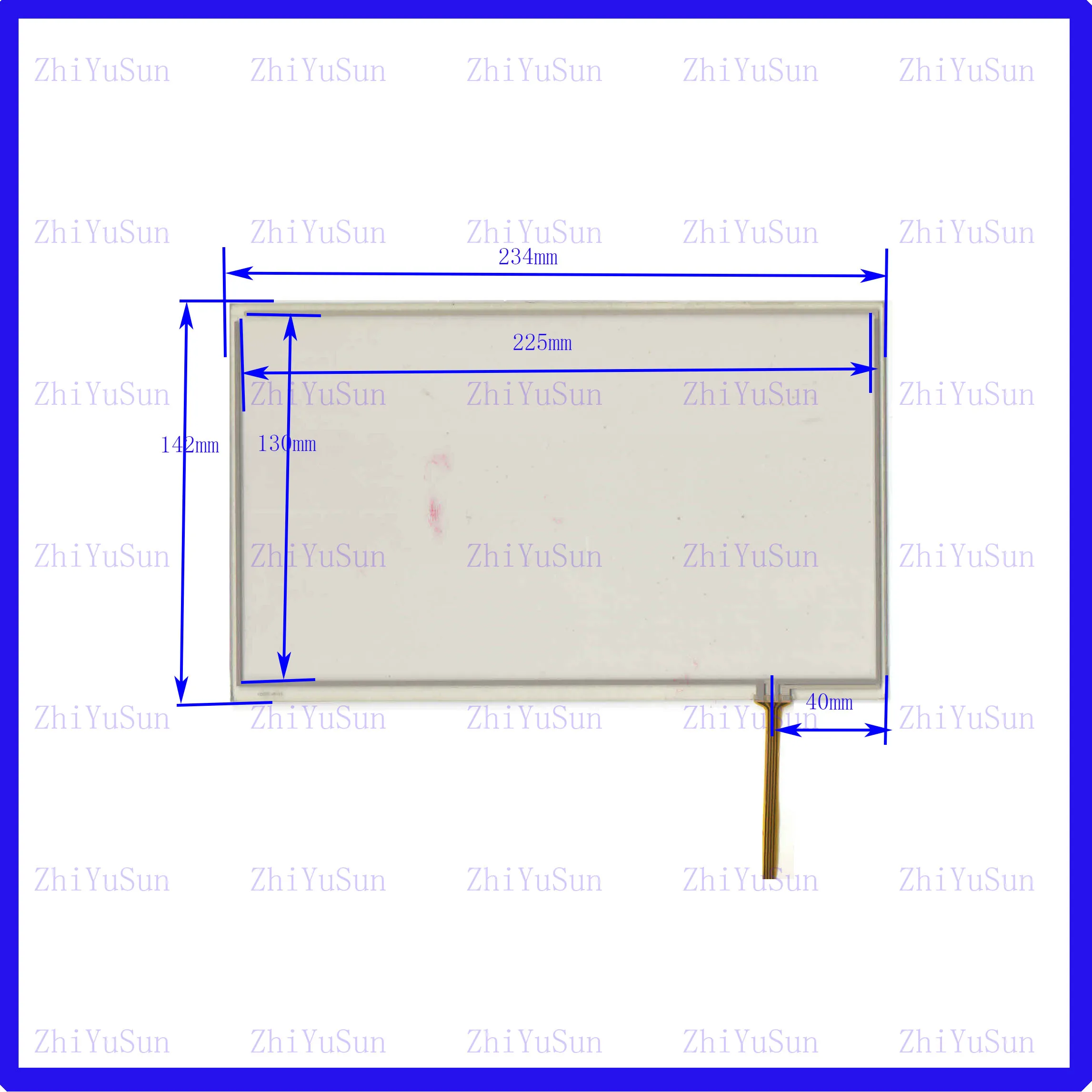 

234*143mm TOUCHSCREEN GLASS 234*143 10.1inch