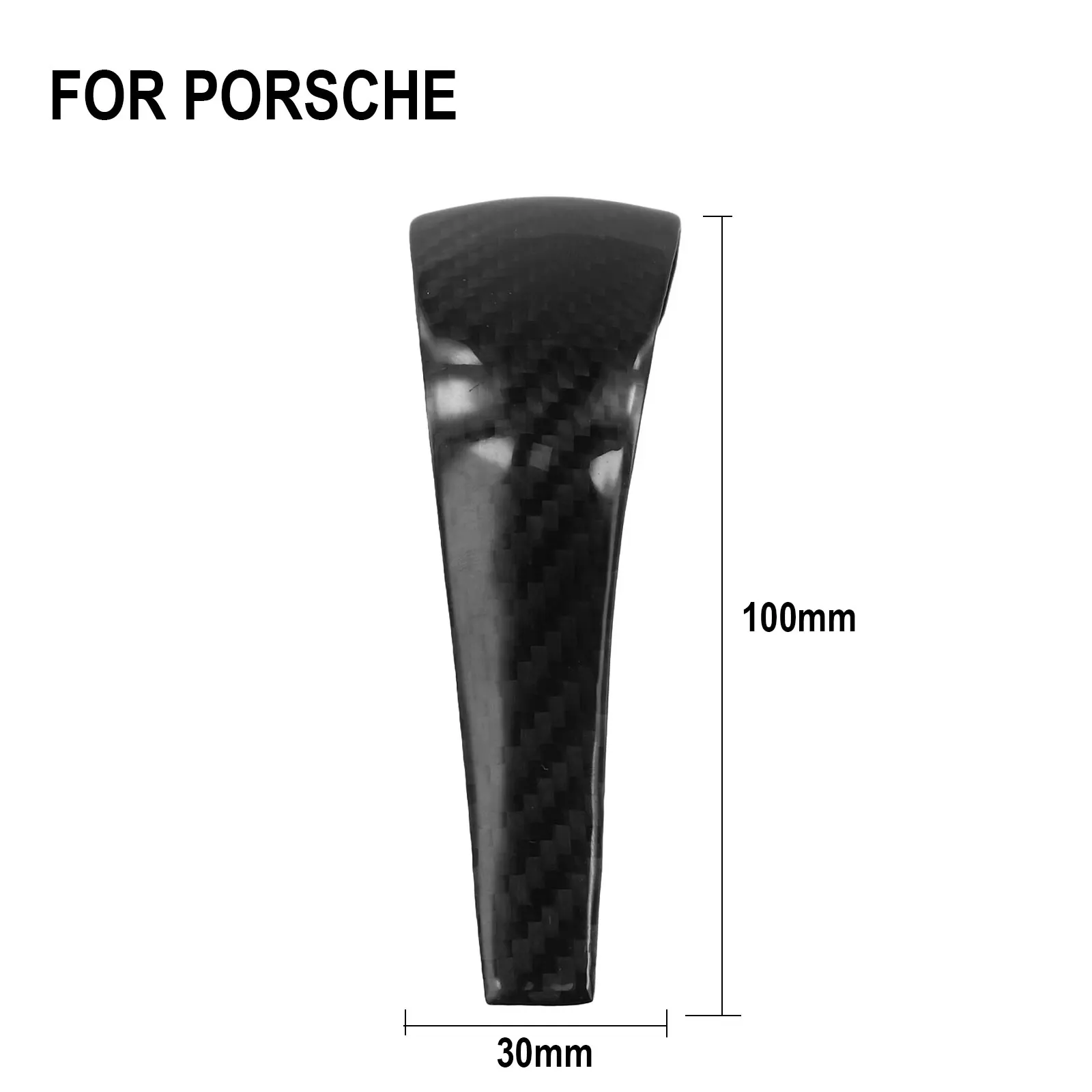 Carbon Fiber Gear Shift Knob Cover Trim Kit for Porsche For Cayenne 958 Built During 2011 Through 2017 Production Years