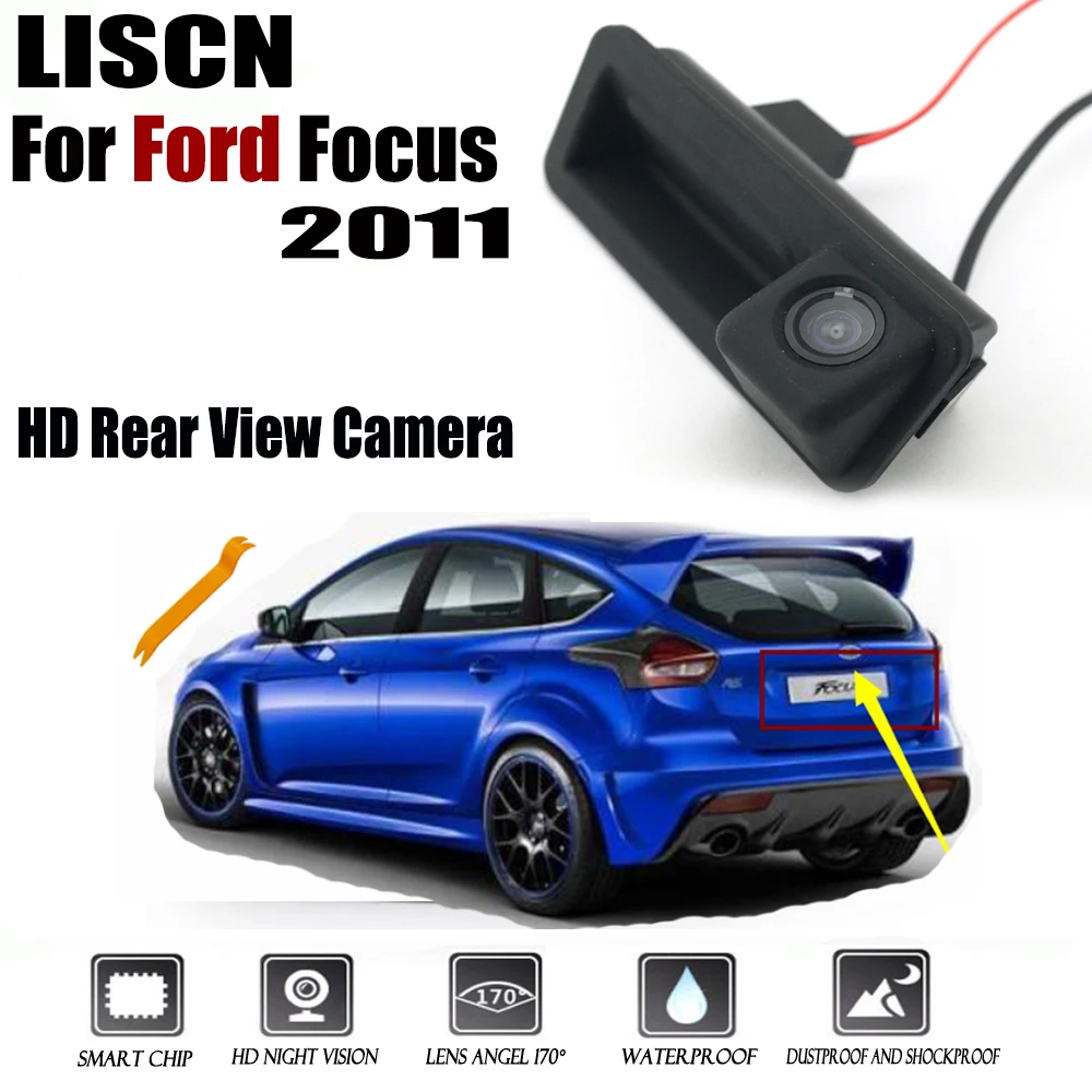 

Car Rear View Camera For Ford Focus 2011 Instead of Original Factory Trunk Handle Camera / Reversing camera