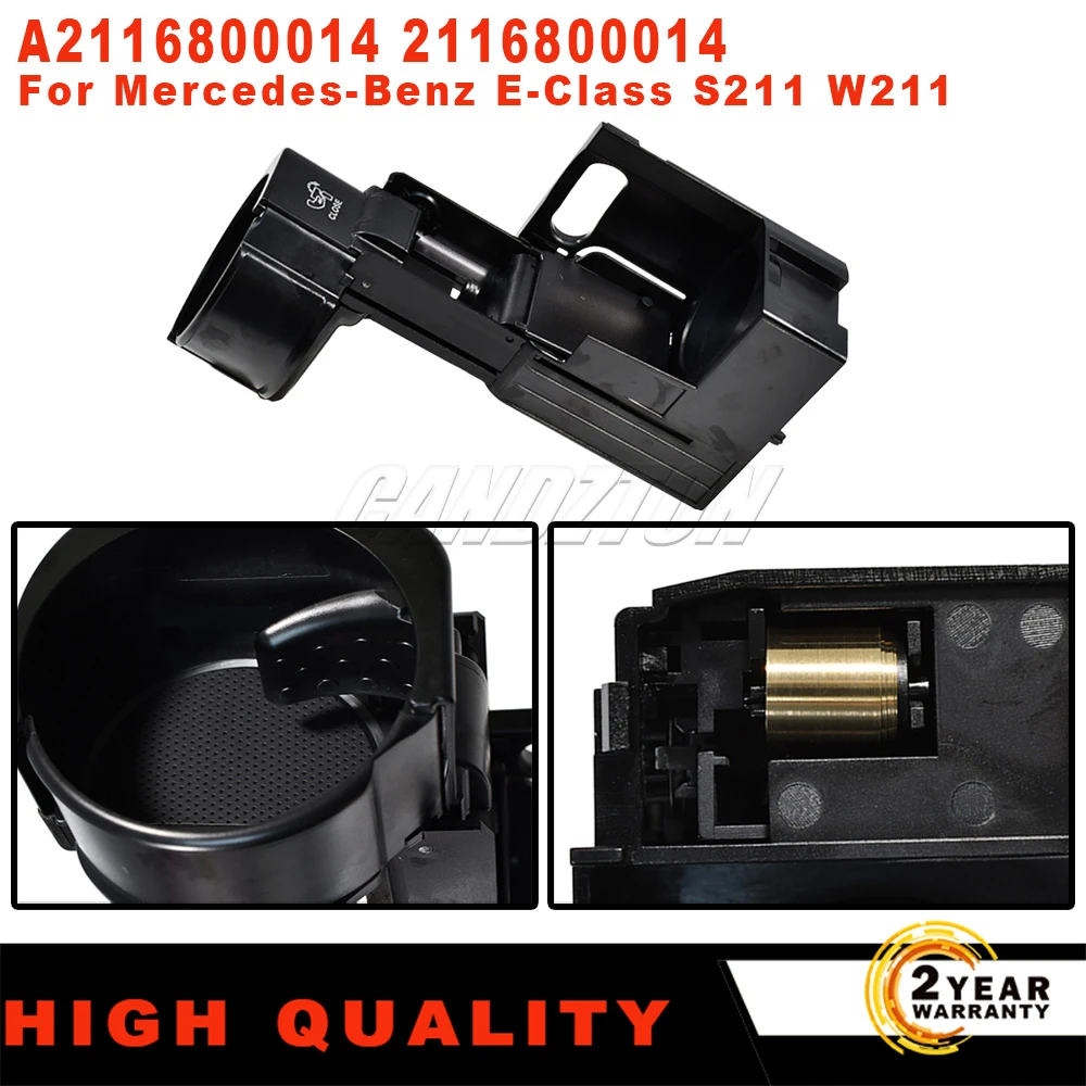

For Mercedes-Benz E-Class S211 W211 New Center Console Retractable Water Cup Holder black A2116800014 2116800014 car accessories