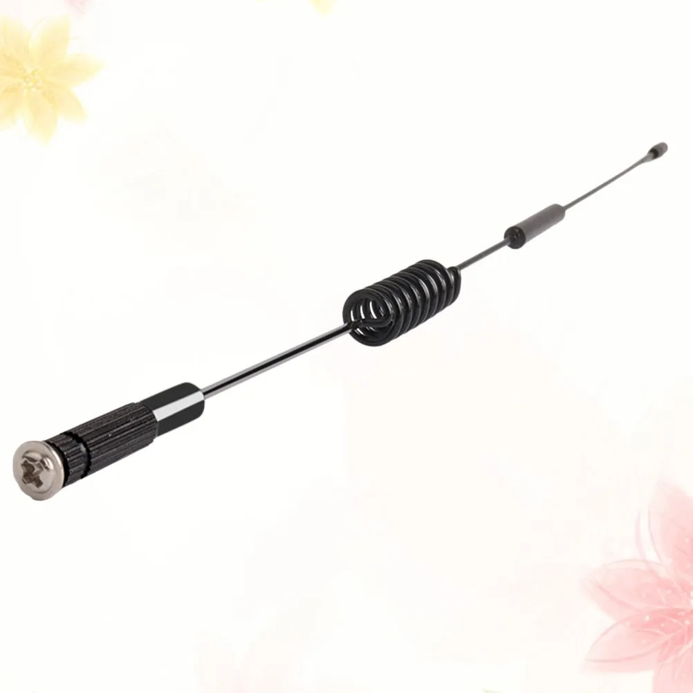 

1Pcs Rc Crawler Car Parts Black Metal Antenna 29Cm Simulation Climbing Truck Accessories for Remote Control Vehicle