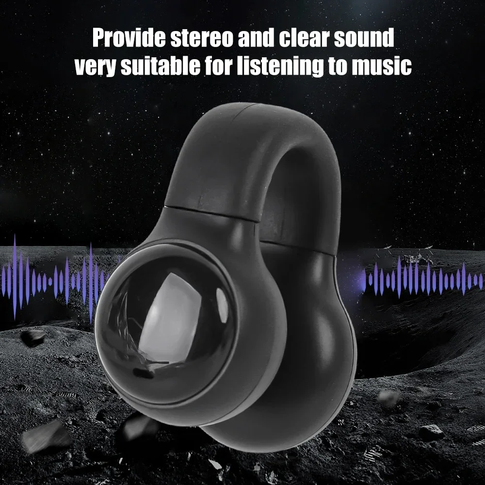 M47 Wireless Headphones Bluetooth Bone Conduction Earphones HIFI Stereo Ear Hook Noise Reduction Sports Waterproof Game Headsets