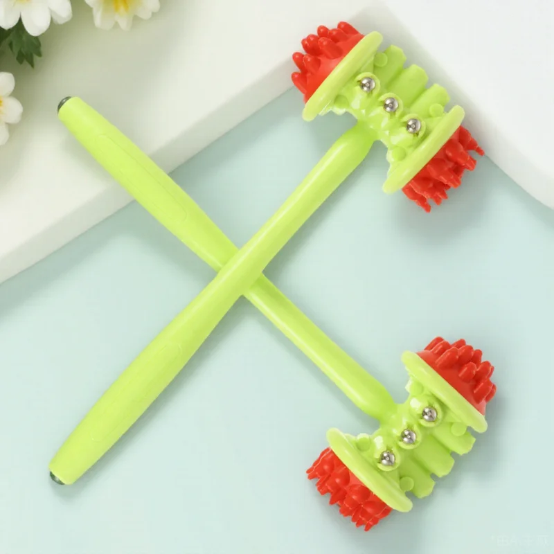 2Pcs Körper Massage Klopfen Hammer Langlebige Werkzeuge Lange Griff Therapie Schmerzen Relief Meridian Massage Stick für Beine Zurück