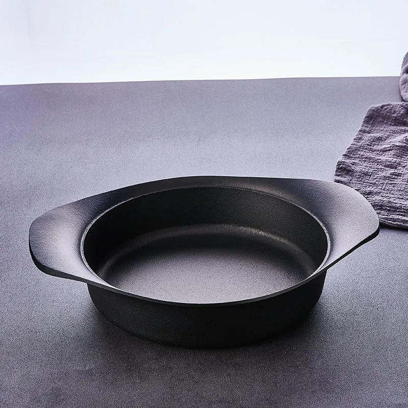 soup pot binaural saucepan uncoated raw