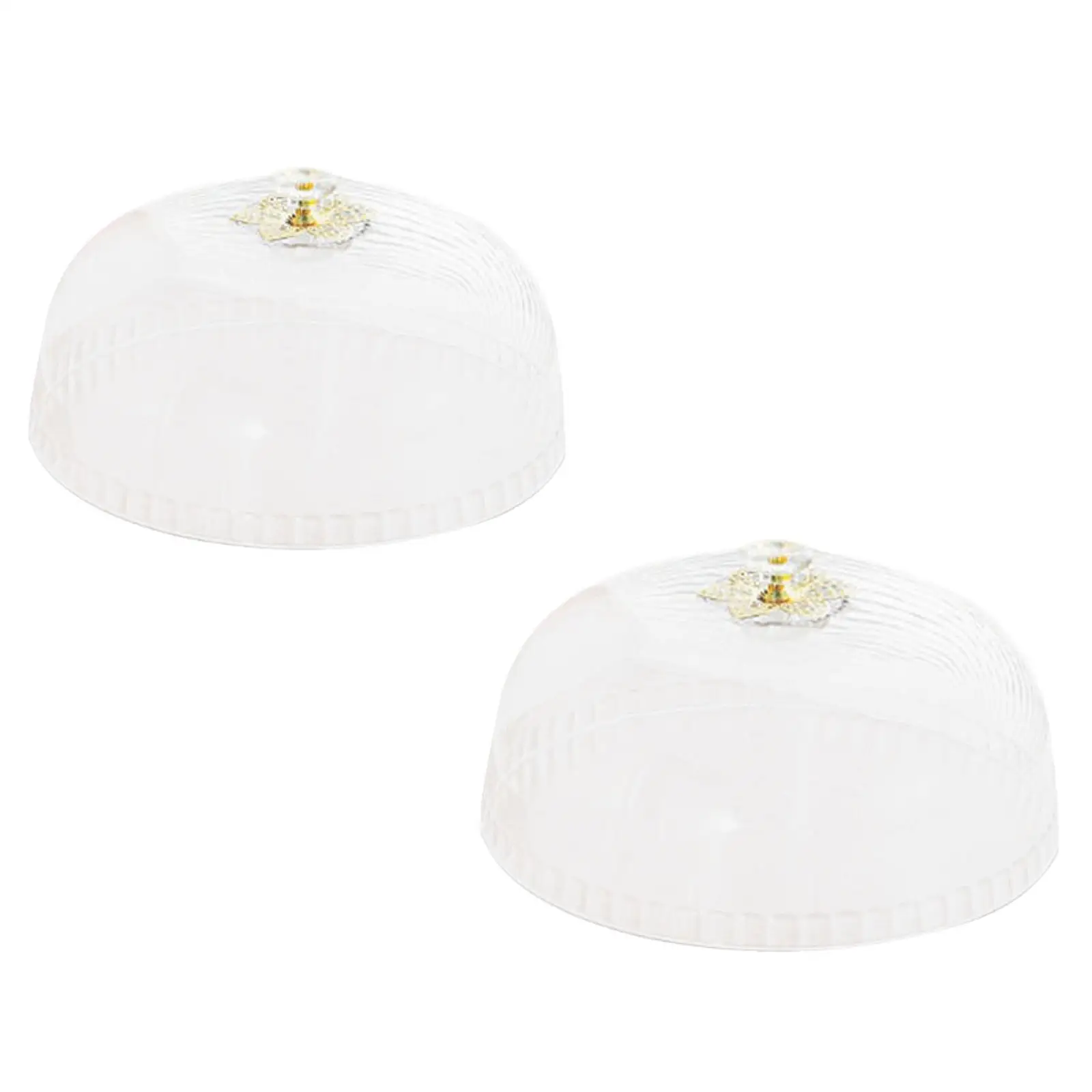 

PET Cake Platter Cover for Table Display Desserts Transparent Round Lid Cloche for Birthday Party Cupcake Stand