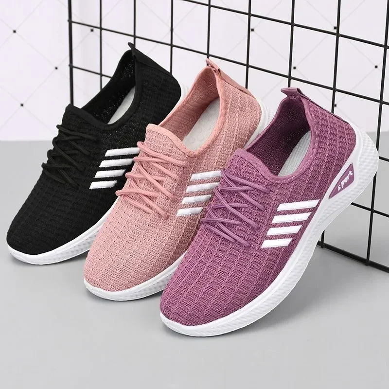 

Children day, Women's Light Running Shoes, Comfortable Soft Soled Sneakers, Women's Breathable Casual Single Shoes Net Shoes