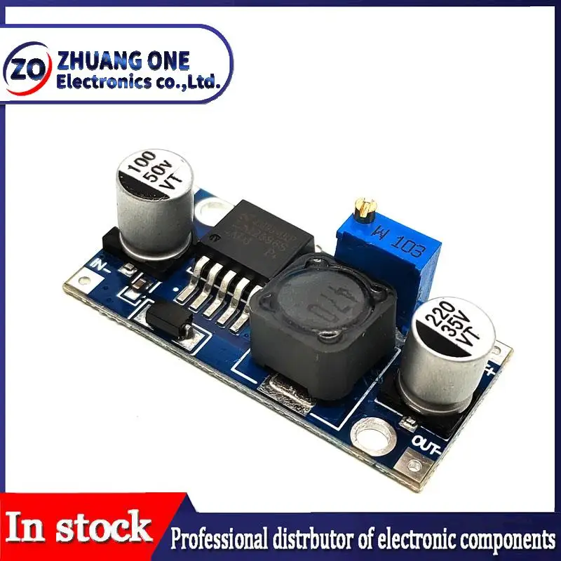 LM2596 DC-DC Step Down Converter Module 3A adjustable step down module LM2596S-ADJ voltage regulator 24V 12V 5V 3V LM2596S