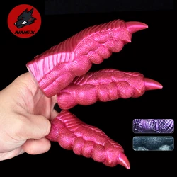 NNSX 3 sizes G Spot Stimulation Finger Sleeves Penis Clitoris Massages Sex Toys For Women Couples Silicone Lesbian Products