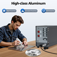 220V Stainless Steel Spot Welding Machine Free Standing Automatic Numerical Control Pulse Argon Arc Welder for Soldering Jewelry