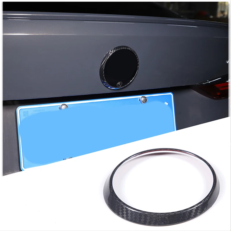 

Real Carbon Fiber For BMW 4 Series G22 G23 G26 2021-2023 Car Logo Decoration Ring Rear Logo Cover Car Stickers Accessories