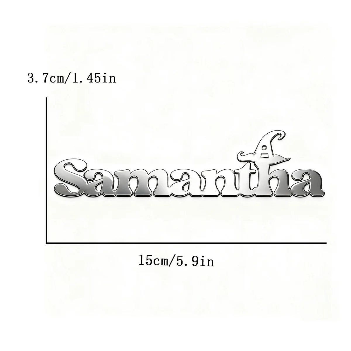 Chapéu de bruxa de halloween dos desenhos animados 3d metal emblemas decalque adesivo emblema de corrida automática para porta-malas traseiro lateral fender carro motocicleta adesivo