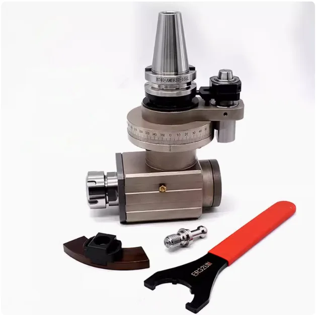 The Best Selling Machine Tool Equipment Right Angle Head Tool Holder Double Angle Head Milling Angle Head