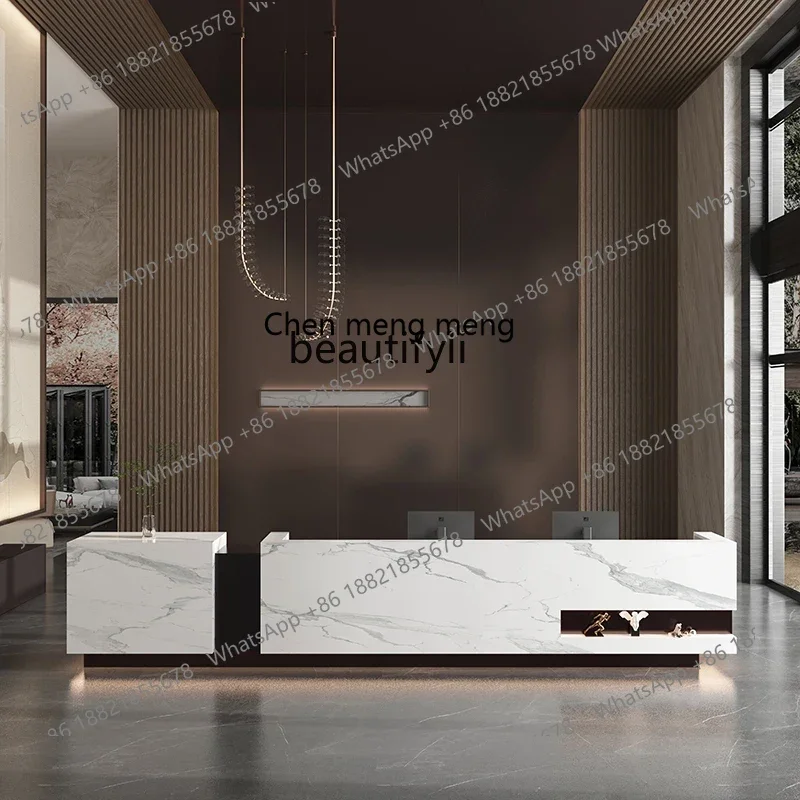 A182 C Light luxury company, reception desk, training institution, gym, hotel checkout page, sales office counter