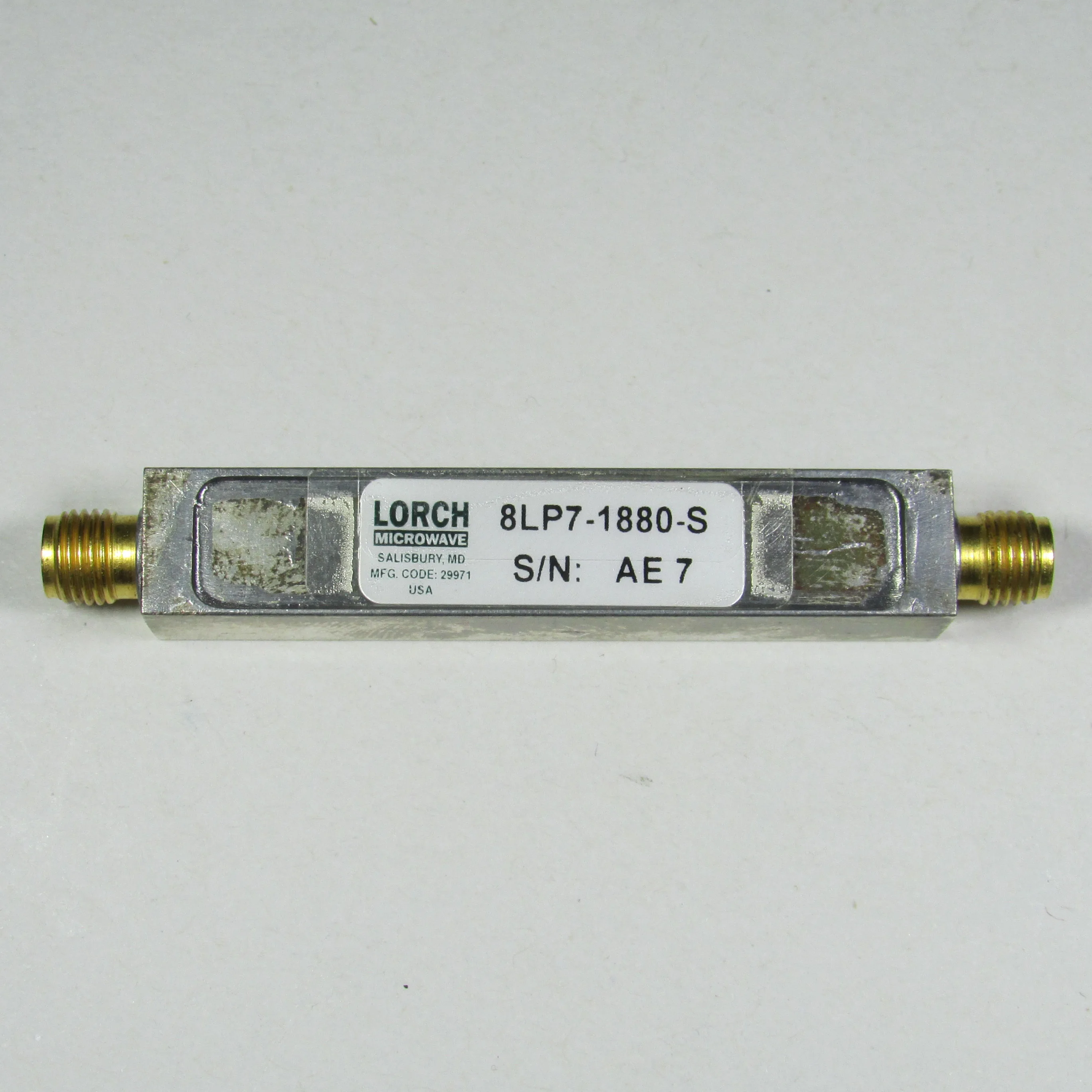 8LP7-1880-S 1880MHz SMA Low Pass Filter