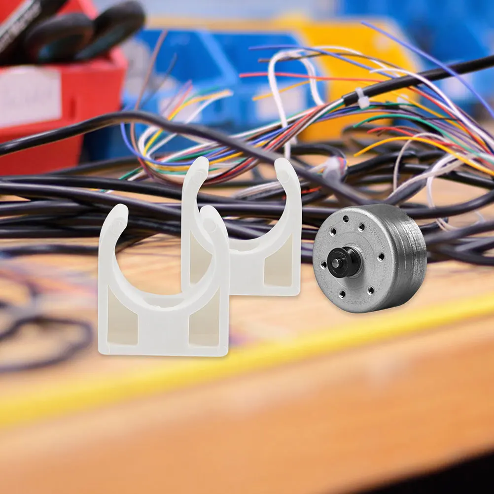 

20pcs Motor Clamps Brackets Holder Plastic Mounting Base for R280 F260 Toys Making Practical Durability Lightweight